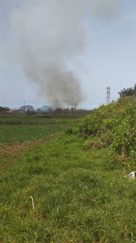 Alerta Por Una Densa Columna De Humo Visible Desde La Autopista TF 5 I