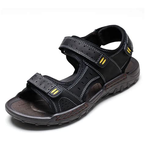 Beach Men Sandals Summer Sandals For Men Leather Sports Sandals Men Outdoor Male Casual Summer