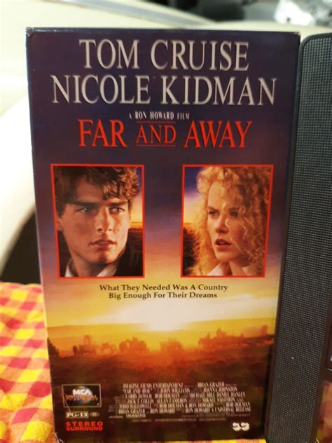 Far And Away Vhs Tape 1992 Tom Cruise Nicole Kidman 96898128735 Ebay