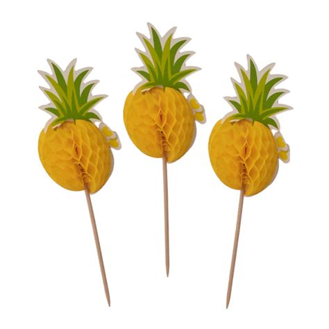 Bar Butler Fold Out Pineapple Cocktail Picks 12pcs 150mm