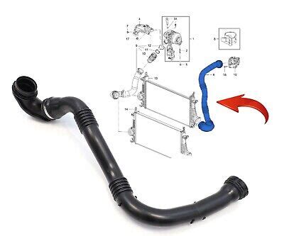 Intercooler Outlet Turbo Pipe Hose For Vauxhall Opel Insignia 1 6 Cdti