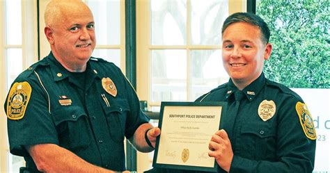 Southport Officer Garrido Honored By City Community Focus