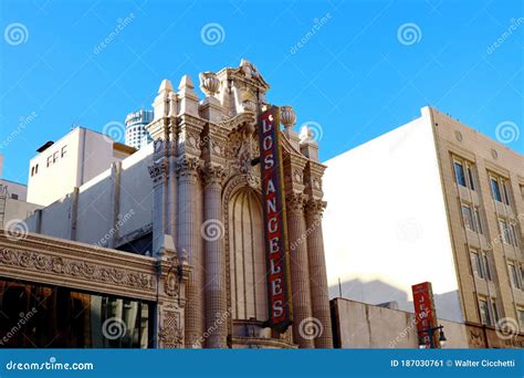 Los Angeles Theatre In The Historic Broadway Theater District Downtown