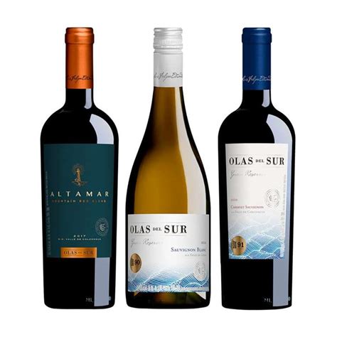 Booz Cl Pack Olas Del Sur N X Vino Olas Del Sur Altamar Red Blend