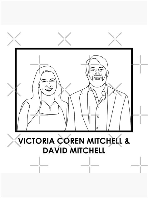 "Victoria Coren Mitchell & David Mitchell" Poster for Sale by ...