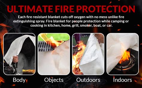 Mart Cobra Emergency Fire Blanket For Home And Kitchen Easy To Carry