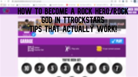 How To Become A Rock Herorock God On Ttrockstars Tips 2 Youtube