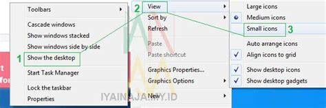 Cara Mengecilkan Icon Desktop Windows Lengkap Iyainaja My Id
