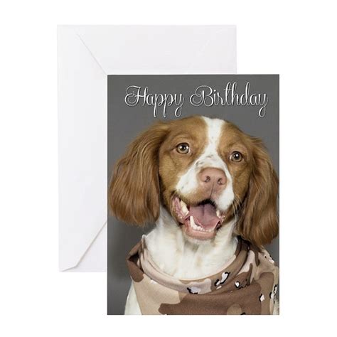 Brittany Birthday Card By Shopdogts