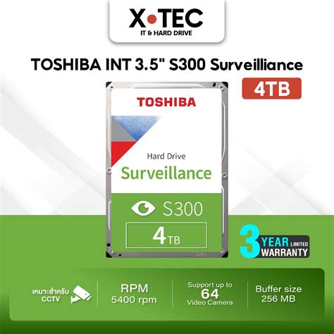 Toshiba Hdd Cctv Surveillance Tb Sata S