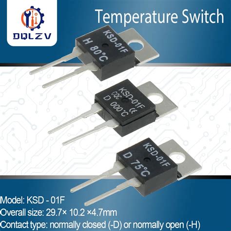 KSD 01F 40 150 Degree Celsius Normally Open Close Temperature Switch