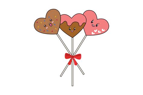 Valentine Kawaii Chocolate Candy Vector Graphic By Soe Image · Creative Fabrica