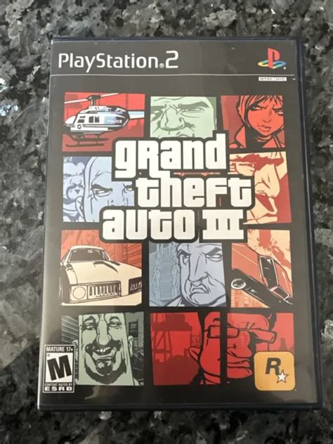 Grand Theft Auto Iii Gta Ps Playstation Complet Cib Avec Carte Eur