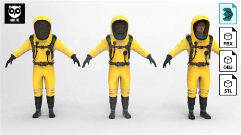 3D Model Hazmat Suit - TurboSquid 2108563