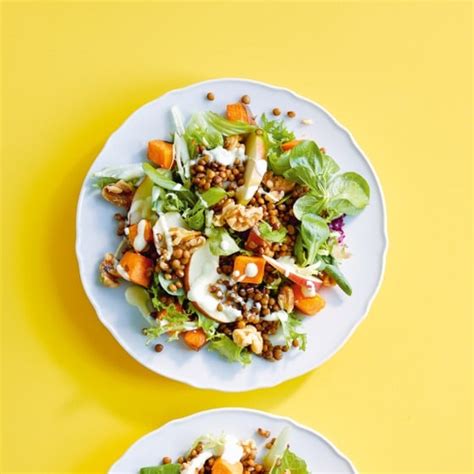 Linzensalade Met Zoete Aardappel En Walnoot Jumbo