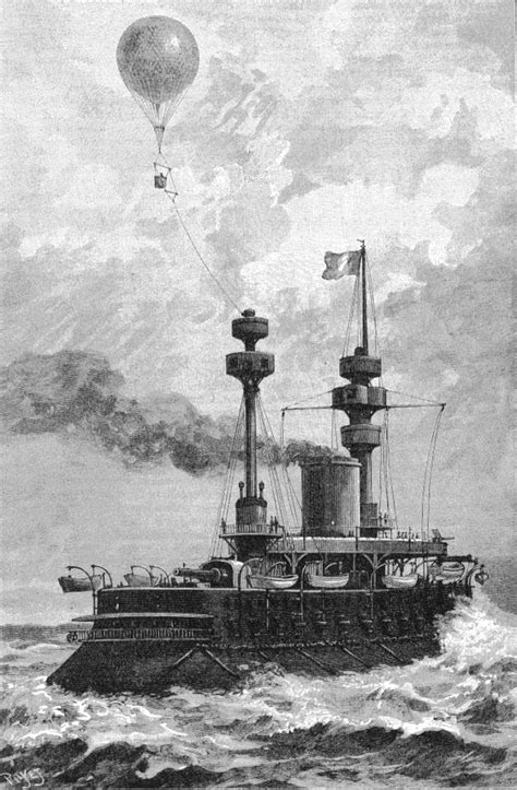 French Pre Dreadnought Battleship Hoche 1886