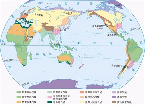 高考地理知识归纳 最短航线、世界气候、自然带地理试题解析初高中地理网