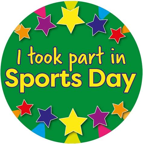 Superstickers I Took Part In Sports Day Sticker Pack 125 Stickers