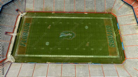 Aerial View Of Ben Hill Griffin Stadium Popularly Known As The Swamp