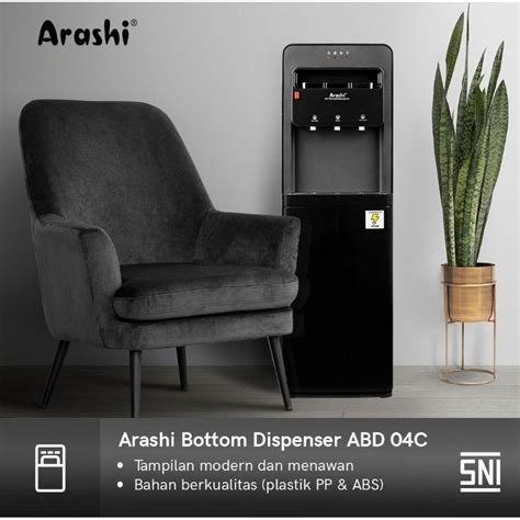Jual Dispenser Galon Bawah ARASHI ABD04 Hot Dan Cool 3 Saklar On Off Shopee Indonesia