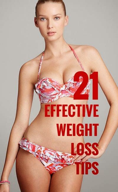 21 Effective Weight Loss Tips Health Tips