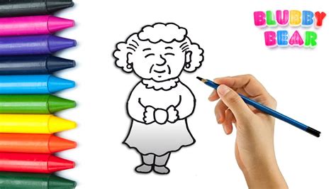 Como Dibujar Una Abuelita Muy F Cil Dibujo De Una Abuelita Como