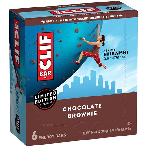 Clif Bar 9g Protein Energy Bars Chocolate Brownie Shop Granola