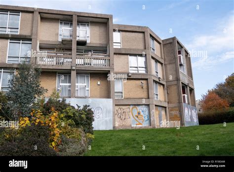 Park Hill Flats Sheffield Derelict Open Deck Housing From The 60s