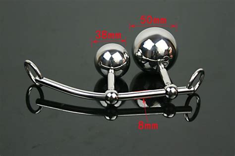 Bdsm Sex Games Sex Toys Double Metal Ball Chastity Belt Anal Vagina Ball Bondage Chastity Anal