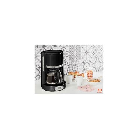 Cafeti Re Moulinex Fg B Soleil Noire Programmable Tasses Darty