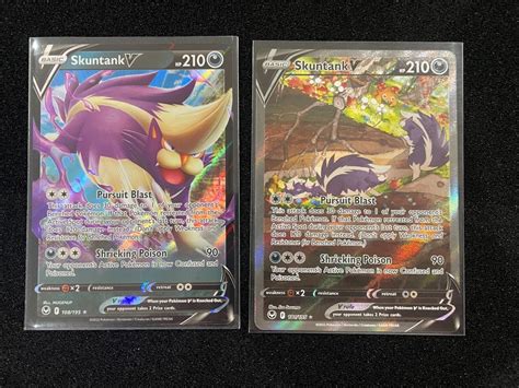 Mavin Pokemon TCG Silver Tempest Skuntank V Alternate Art Full Art