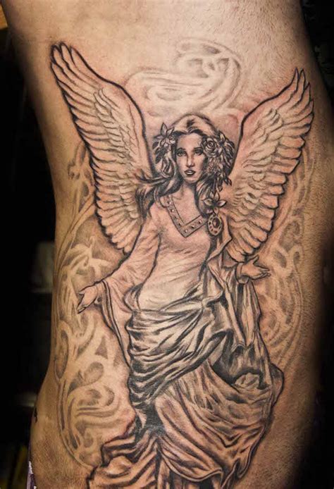 43 Heavenly Angel Tattoo Designs - TattooBlend