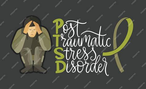 Premium Vector Ptsd Post Traumatic Stress Disorder Vector Illustration