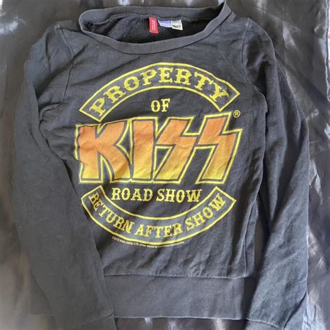 KISS band merch “property of kiss” sweater... - Depop