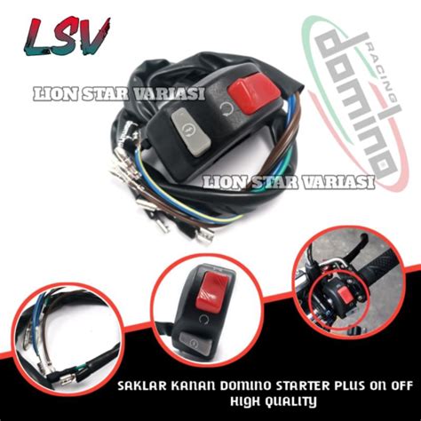 Jual Saklar Kanan Domino On Off Plus Starter Saklar Model KTC Universal