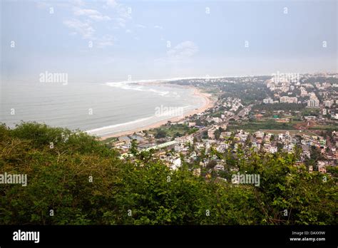 City And The Coastline Viewed From Kailasagiri Park Visakhapatnam