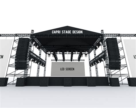 Concert Stage Design | Concert stage design, Stage set design, Concert ...