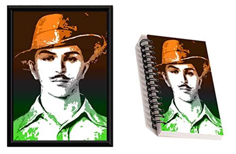 Buy Unique Indian Crafts Legendary Bhagat Singh Wall Poster Laminated