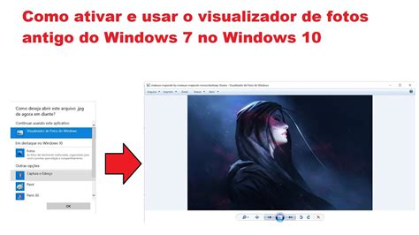 Como Ativar E Usar O Visualizador De Fotos Antigo No Windows Youtube