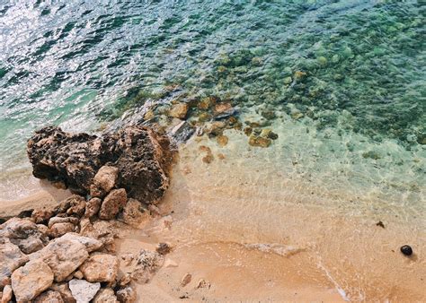 Transparent Clear Sea Water at Beach · Free Stock Photo