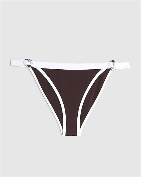 Brown Bikini Bottoms River Island