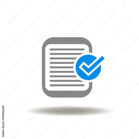 Vector illustration of checklist. Symbol of compliance. Icon of fast ...