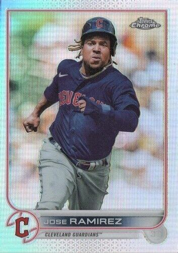 2022 Topps Chrome Refractor Jose Ramirez 151 Ebay