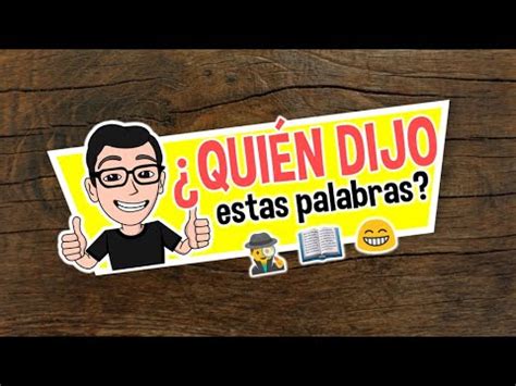 QUIÉN DIJO ESTAS PALABRAS 14 TEST BÍBLICO YouTube