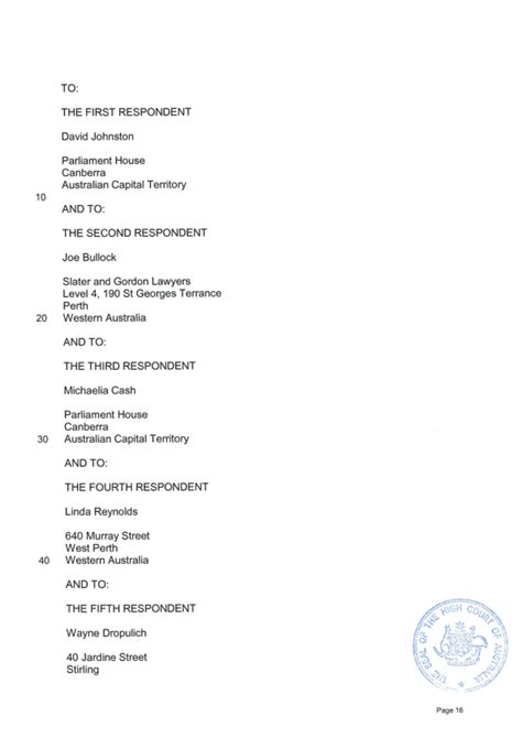 Aec Petition To The High Court Re Wa Senate Election The Virtues And