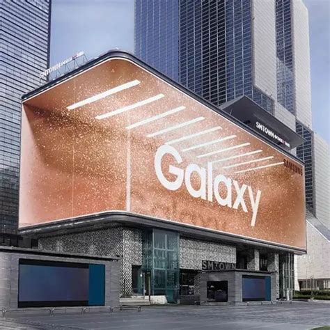 HD Large Corner Building Surface Naked Eye D Outdoor LED Display For Advertising LED Display