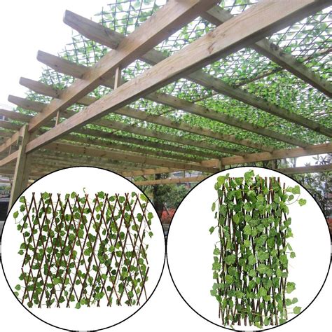 Artificial Ivy Expandable Stretchable Privacy Fence Faux Single Side