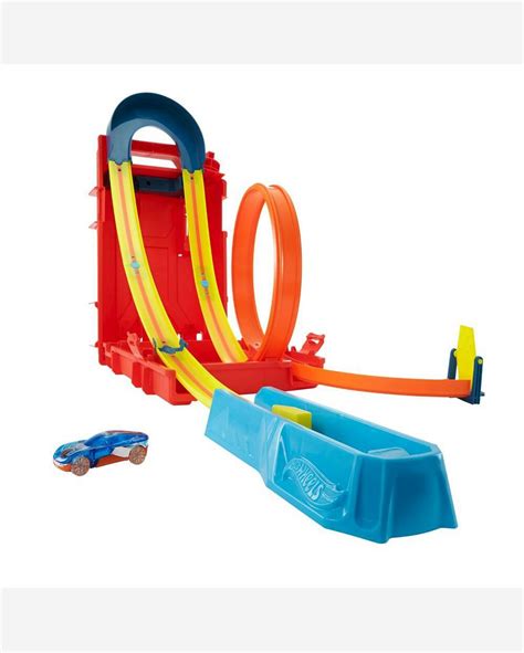 Riachuelo Pista De Percurso E Mini Ve Culo Hot Wheels Caixa De Acrobacias Extremas Mattel