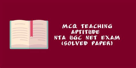 Mcq Teaching Aptitude Solved Paper Updated