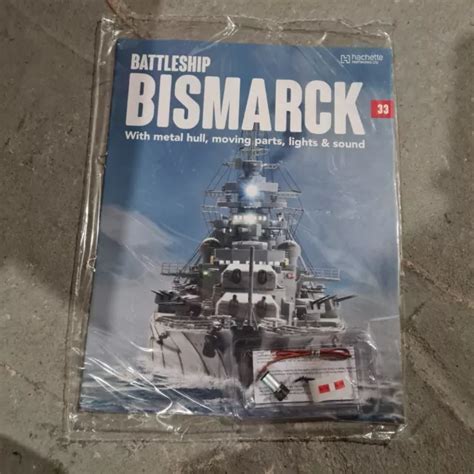 HACHETTE BUILD THE Battleship Bismarck Scale 1 200 Issue 33 EUR 22 63